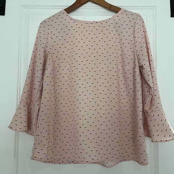 Old Navy Light Pink Bell-Sleeve Swing Top - Picture 2 of 7